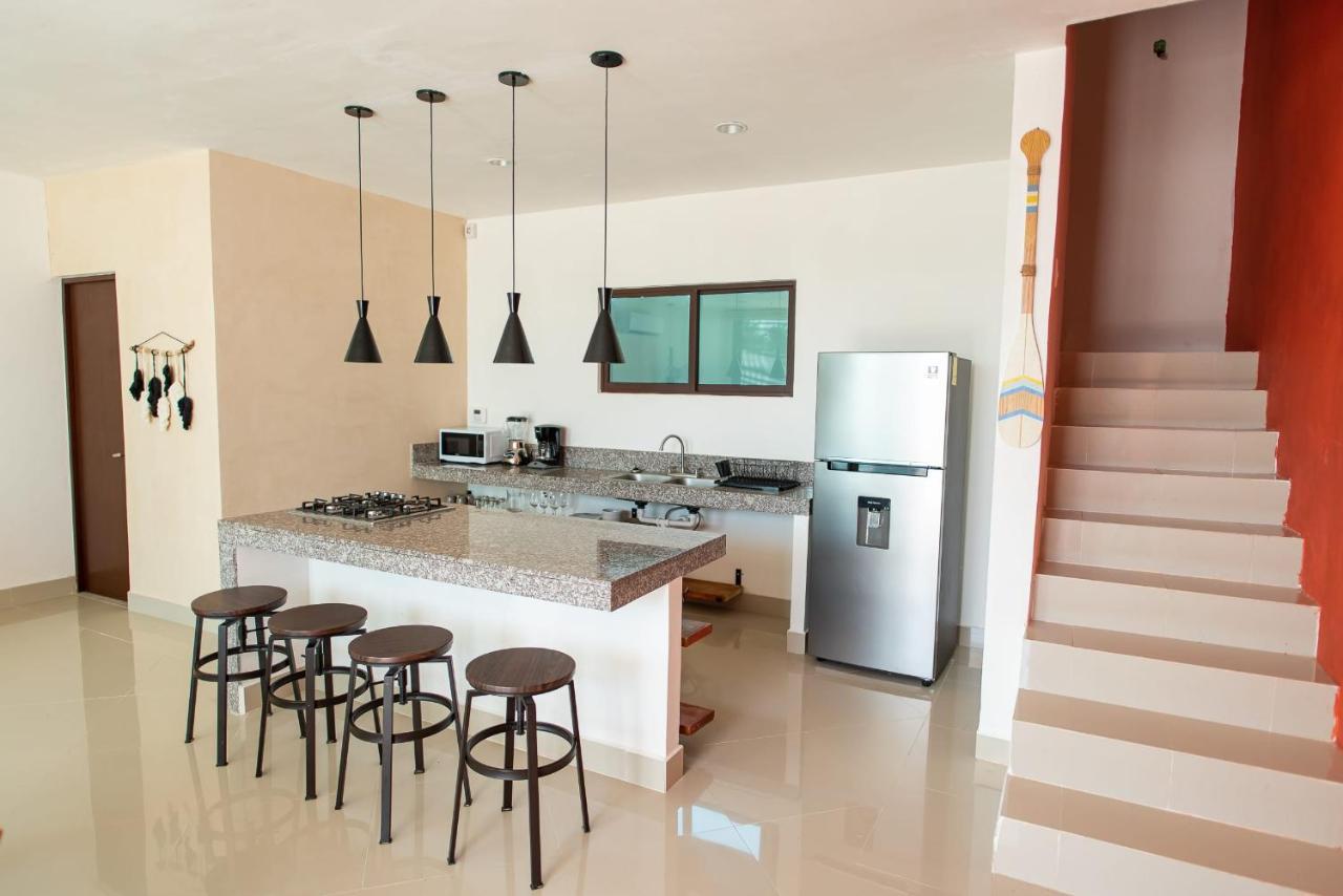 97982 New Modern Villa, Private Pool, High Internet Speed, 2 Blocks From The Beach Pueblo Pueblo Chicxulub 外观 照片